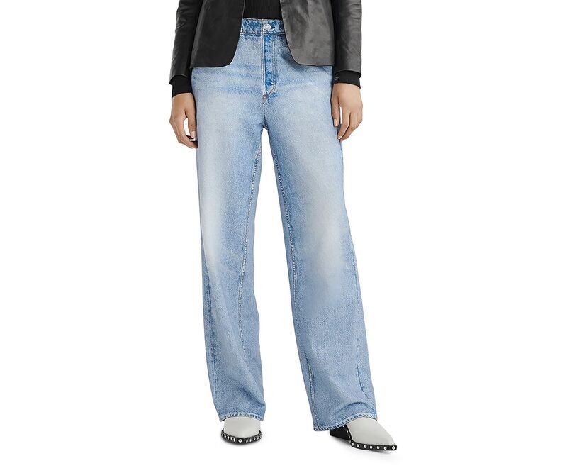 ラグアンドボーン レディース ボトムス デニムパンツ ワイドレッグ パイル コットン ジーンズ rag bone Miramar High Rise Wide Leg Cotton Terry Sweatpant Jeans Valentina