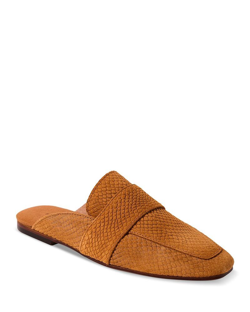 フリーピープル レディース シューズ スリッポン・ローファー Free People Womens At Easembossed Loafers Tan Suede タン
