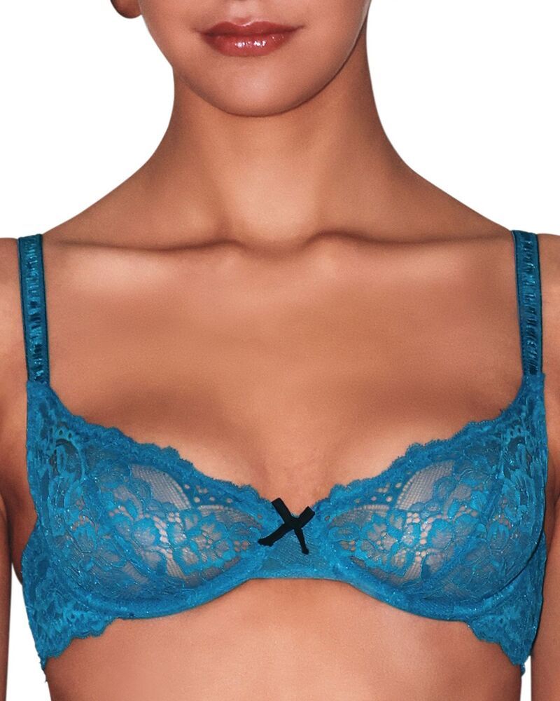 フレーデュマール レディース アンダーウェア ブラジャー レース Fleur du Mal Bianca Lace Balconette Braquamarine