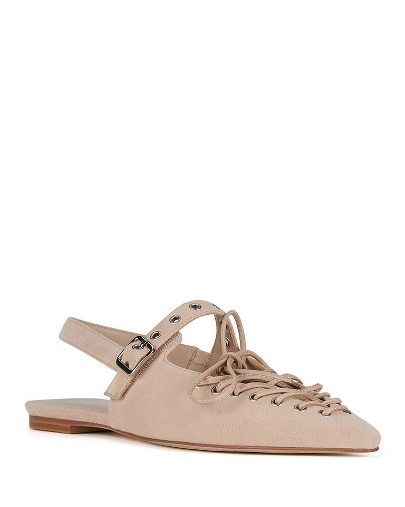 ジェフリー キャンベル レディース シューズ パンプス Jeffrey Campbell Womens Geraltie Slingback Flats Beige Suede ベージュ