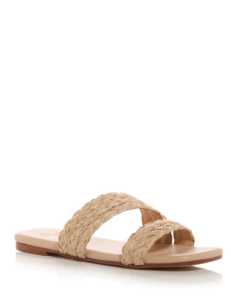 カスタ ニエール レディース シューズ サンダル Castaer Castaner Womens Paz Woven Slide Sandals Natural
