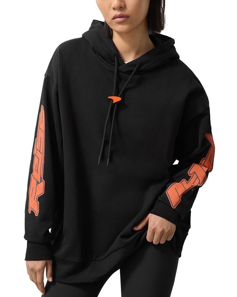 レイス メンズ アウター パーカー・スウェット グラフィック REISS Unisex Oversized McLaren Racingraphic Hoodie Black ブラック