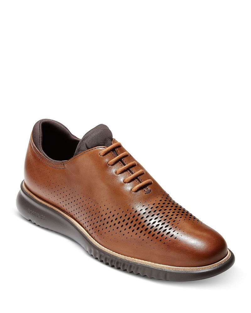 コールハーン メンズ シューズ オックスフォード ウィングチップ Cole Haan Mens 2ZER GRAND Laser Wingtip Oxford Shoes Britsh Tan タン