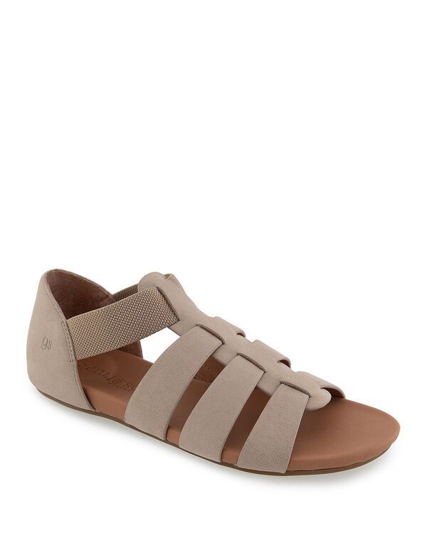 ケネスコール レディース シューズ サンダル Gentle Souls by Kenneth Cole Womens Lennon Flat Sandals Mushroom Nubuck