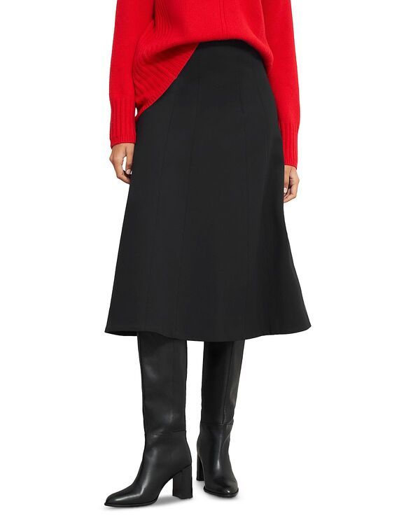 ホッブスロンドン レディース ボトムスカート HOBBS LONDON Adley Ponte Skirt Black ブラック