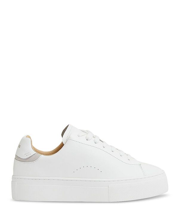 レイス レディース シューズ スニーカー REISS Womens Francesca Low Top Sneakers White ホワイト