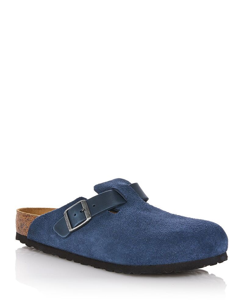 ビルケンシュトック メンズ シューズ サンダル Birkenstock Mens Boston Clogs New Navy ネイビー