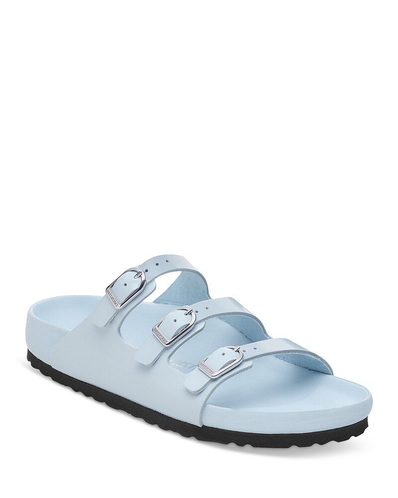 ビルケンシュトック レディース シューズ サンダル Birkenstock Womens Florida High Shinexquisite Sandals Blue ブルー