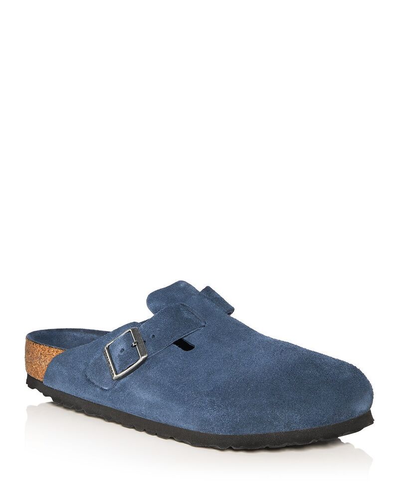 ビルケンシュトック メンズ シューズ サンダル Birkenstock Mens Boston Clogs Dark Blue ブルー