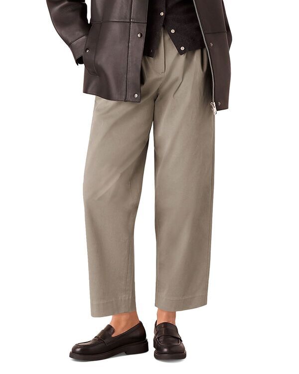 ホイッスルズ レディース ボトムス カジュアルパンツ Whistles Bethany Barreleg Trousers Taupe トープ