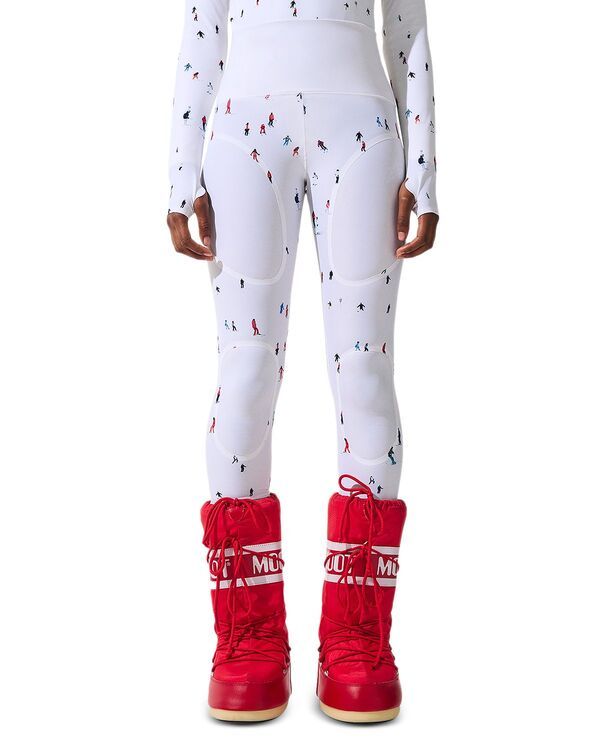 パーフェクトモーメント レディース ボトムス レギンス Perfect Moment Active Leggings Dede Ski Print
