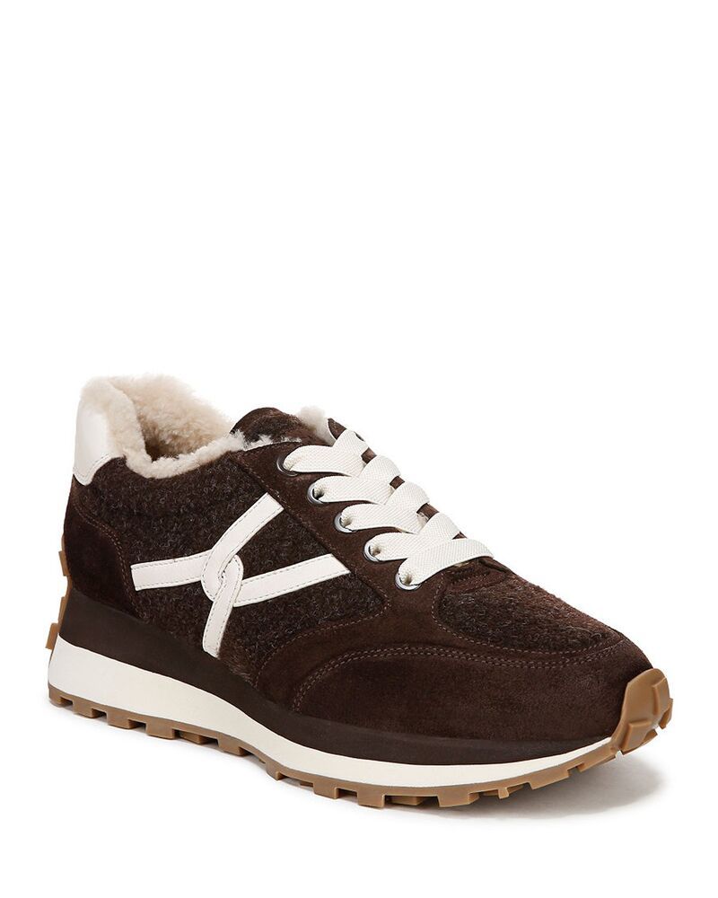 ヴェロニカ ベアード レディース シューズ スニーカー Veronica Beard Womens Valentina 3 Shearling Sneakers Espresso
