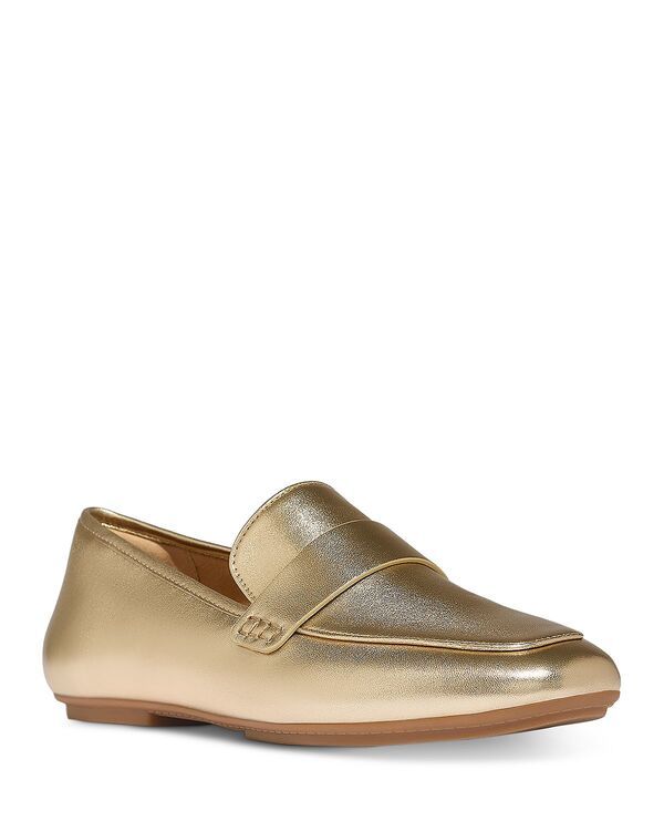 フィットフロップ レディース シューズ スリッポン・ローファー トール FitFlop Womens Delicato Soft Metallic Loafers Platino メタリック