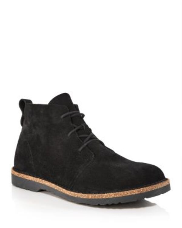 ビルケンシュトック メンズ シューズ ブーツ・レインブーツ レース Birkenstock Mens Uppsala Mid Lace Up Boots Black ブラック