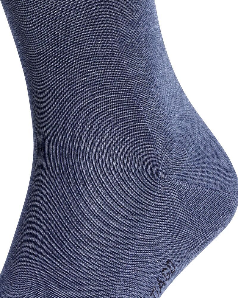 ファルケ メンズ アンダーウェア 靴下 コットン Falke Cotton Blend Fil D cosse Mid Calf Socks Denimelange デニム