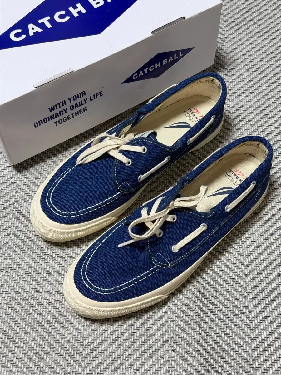CATCH BALL NAUTICA(ノーティカ) ボートシューズ ネイビー 280 新品