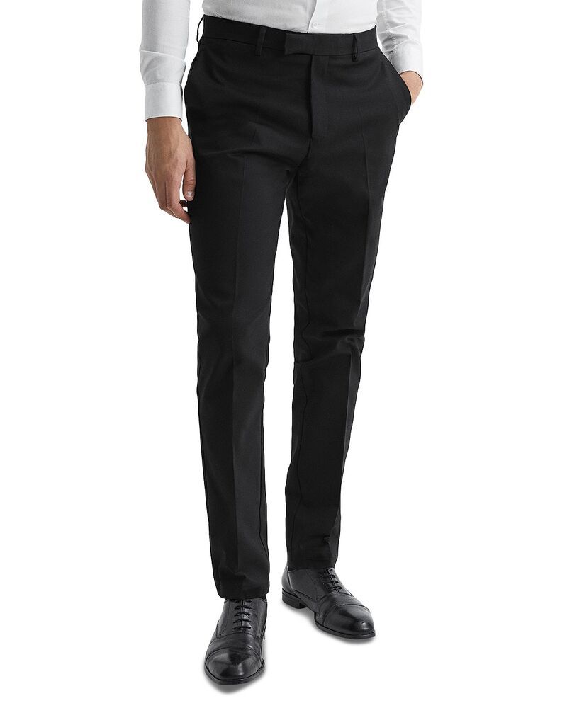 レイス メンズ ボトムス カジュアルパンツ スリムフィット コットン REISS Eastbury Cotton Stretch Slim Fit Chino Pants Black ブラック