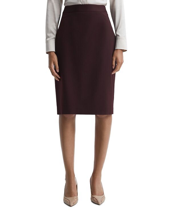 レイス レディース ボトムスカート REISS Jade Tailored Skirt Berry