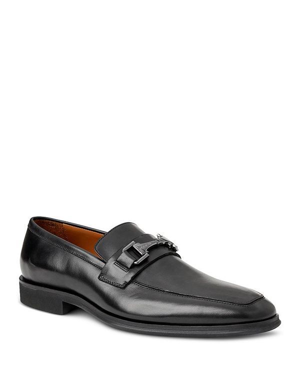 ブルーノマグリ メンズ シューズ スリッポン・ローファー ローファー Bruno Magli Mens Raging Bit Slip On Bit Loafers Black ブラック