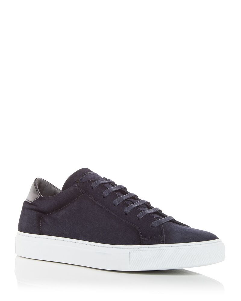 トゥーブート メンズ シューズ スニーカー To Boot New York Mens Derrick Low Top Sneakers Navy Blue Suede ネイビー 59,280円