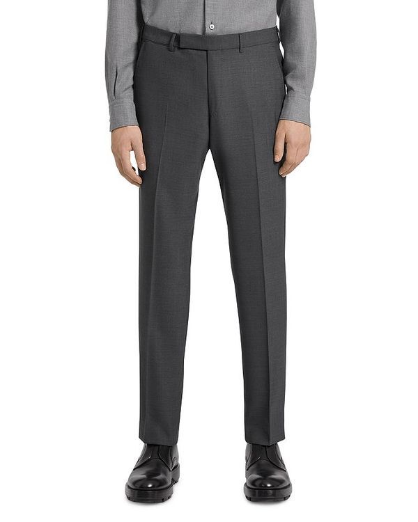 ゼニア メンズ ボトムス カジュアルパンツ パンツ ウール Zegna Dark Grey High Performance Wool Pants Dark Gray グレー