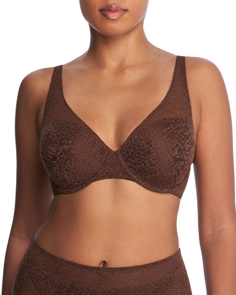 ナトリ レディース アンダーウェア ブラジャー Natori Pretty Smooth Full Fit Smoothing Contour Underwire Bra Java 17,375円