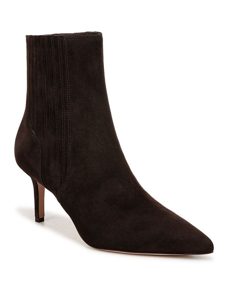 ヴェロニカ ベアード レディース シューズ ブーツ・レインブーツ ヒール Veronica Beard Womens Lisa 70 Pointed Toe Higheel Boots Espresso Suede