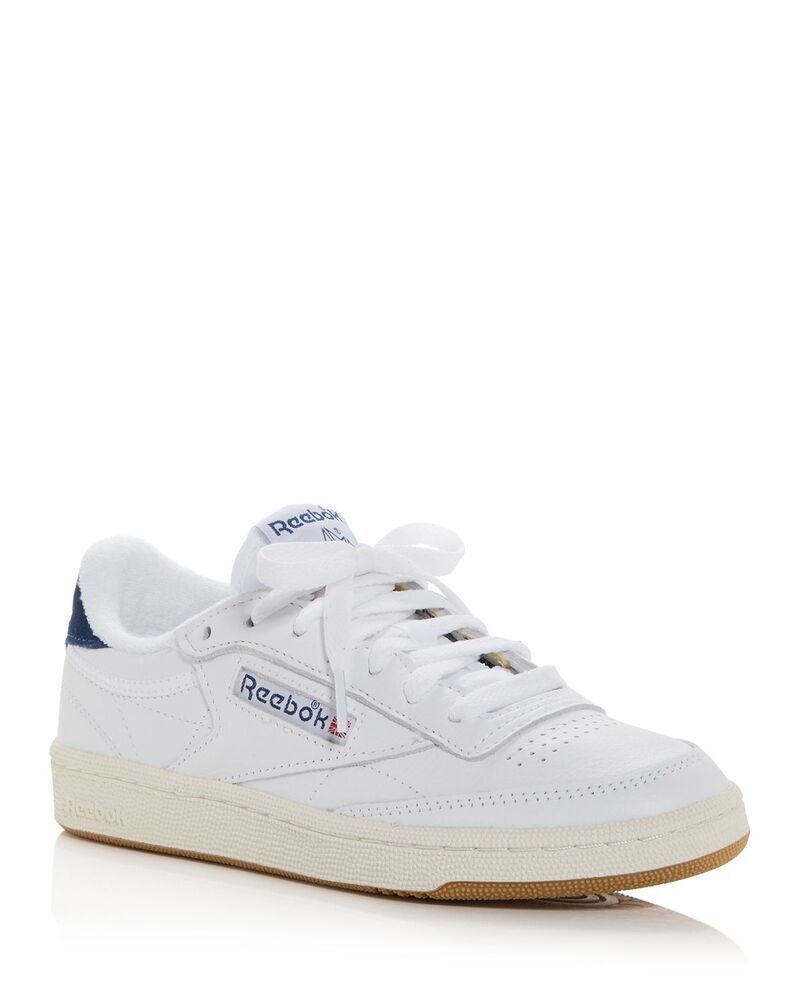 リーボック レディース シューズ スニーカー ヴィンテージ Reebok Womens Club C 85 Vintage Low Top Sneakers White ホワイト