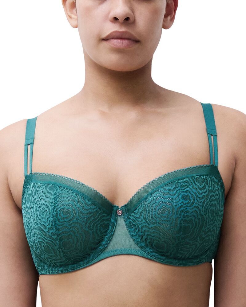 シャントル レディース アンダーウェア ブラジャー Chantelle C Jolie Demi Bra Fresco Green グリーン