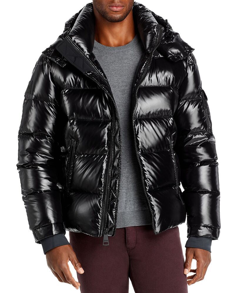 サム メンズ アウター コート ダウン SAM Glossy Glacier Down Coat Jet