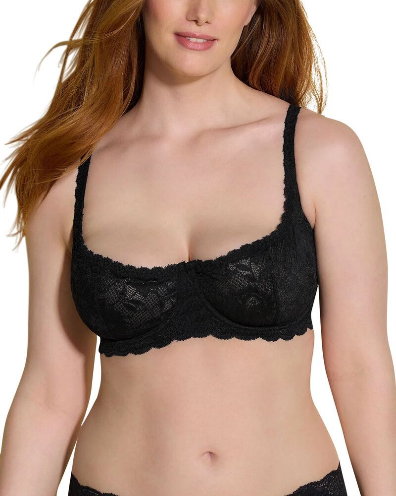 コサベラ レディース アンダーウェア ブラジャー レース Cosabella Never Say Never Lace Balconette Bra Black ブラック
