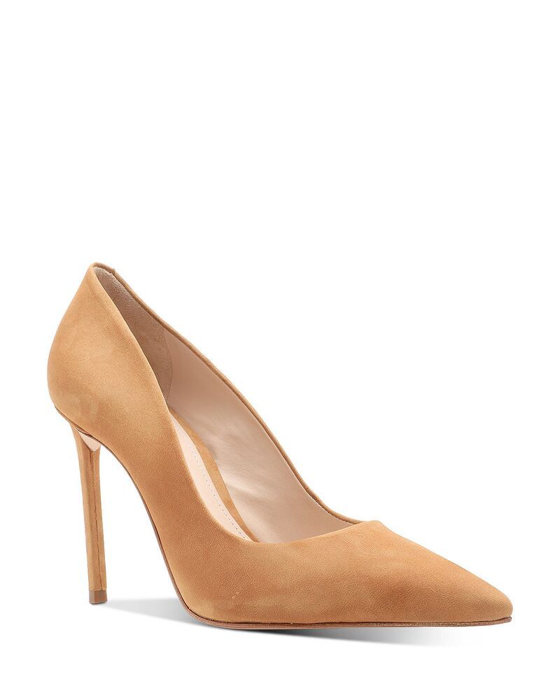 シュッツ レディース シューズ ヒール SCHUTZ Womens Lou Pointed Toe Higheel Pumps Honey Beige Leather ベージュ