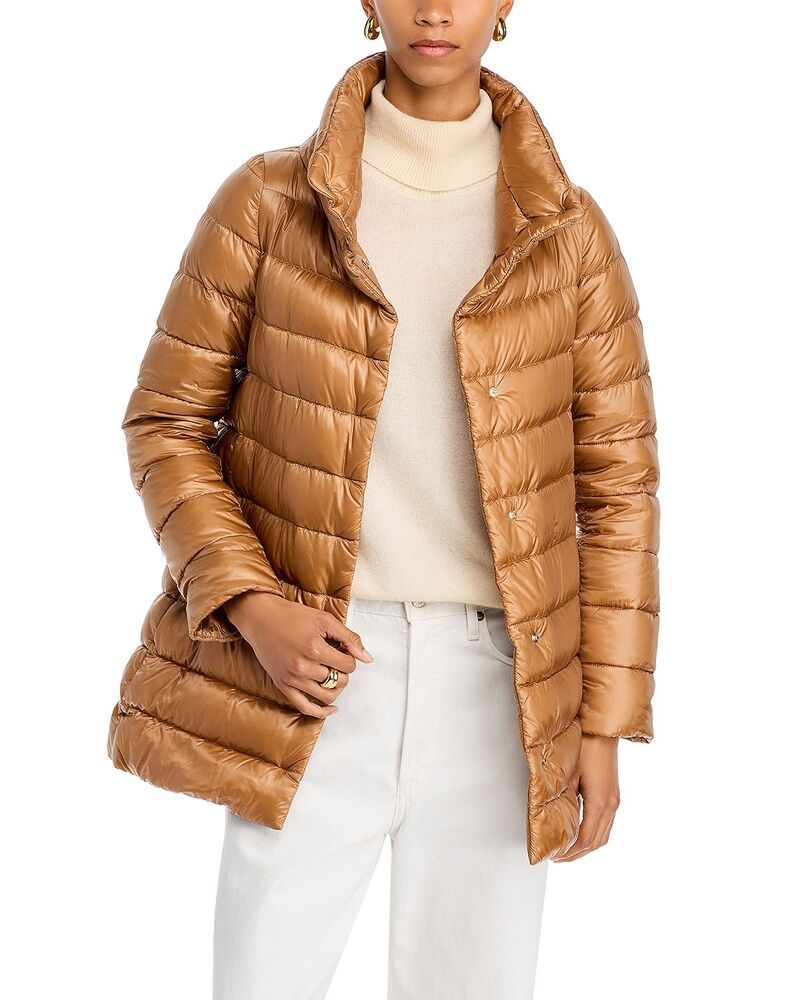 ヘルノ レディース アウター コート ダウン Herno Amelia Stand Collar Down Puffer Coat Bronze 69,190円
