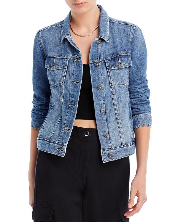 ペイジ レディース アウター ジャケット・ブルゾン デニム PAIGE Denim Jacket Rowan in Stark デニム