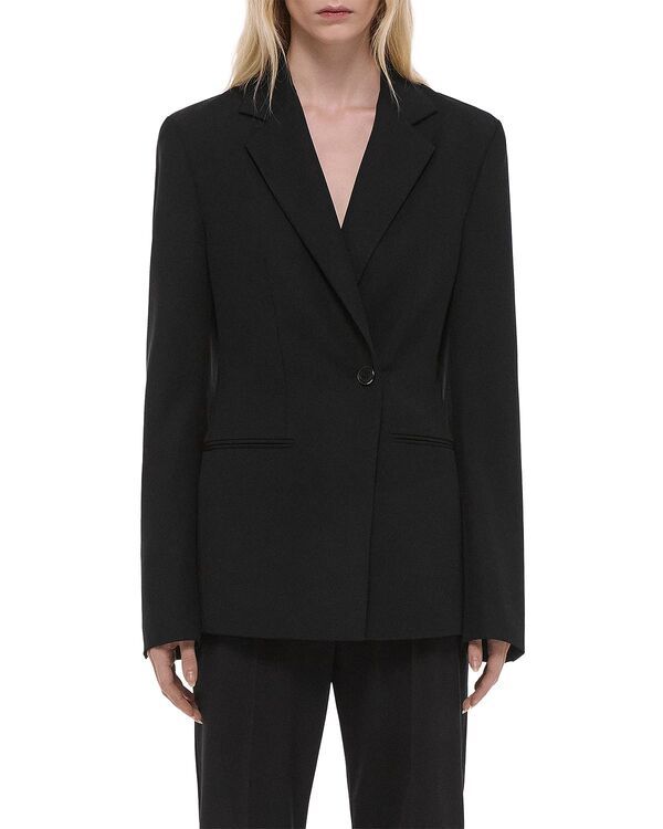 ヘルムート ラング レディース アウター ジャケット・ブルゾン ウール ブレザー Helmut Langab Wool Blazer Black ブラック