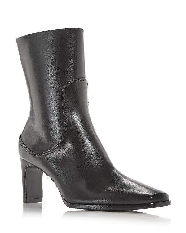 リフォーメーション レディース シューズ ブーツ・レインブーツ アンクル Reformation Womens Claudette Ankle Boots Black Leather ブラック