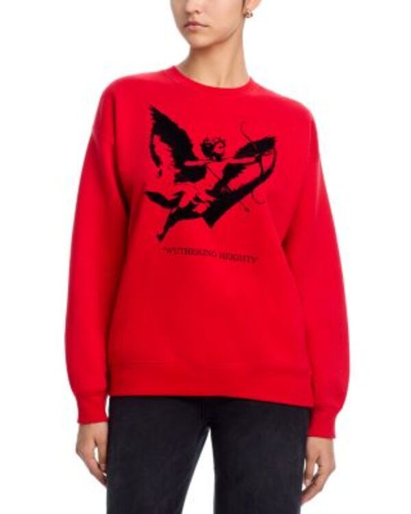 アクア レディース アウター パーカー・スウェット クルーネック シャツ AQUA Cherub Crewneck Sweatshirt Exclusive Cherry