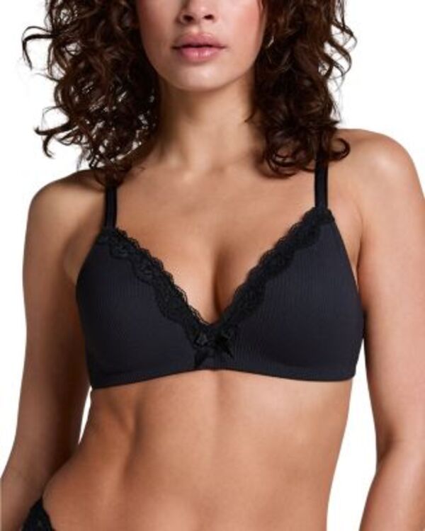 フンクミュラー レディース アンダーウェア ブラジャー Hunkemller Lola Padded NonWired Bra Black ブラック