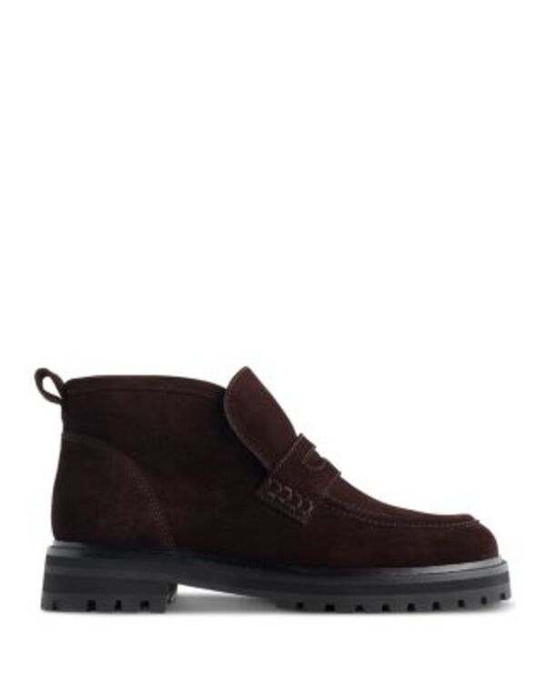 メイドウェル レディース シューズ ブーツ・レインブーツ ローファー Madewell Womens Ryder Lug Loafer Booties Coffee Bean コーヒー
