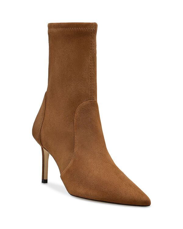 スチュアート ワイツマン レディース シューズ ブーツ・レインブーツ Stuart Weitzman Womenstuart Power 75 Zip Booties Toasted Almond