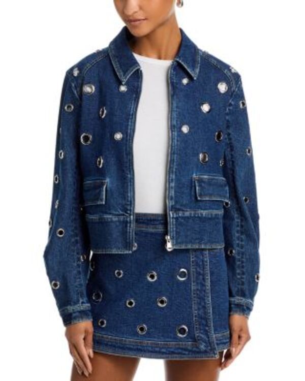 サンク セプト レディース アウター ジャケット・ブルゾン デニム Cinq Sept Harriet Denim Jacketide デニム