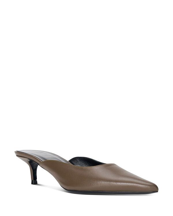 スタウド レディース シューズ サンダル ヒール STAUD Womensebastian Kitten Heel Mules Truffle