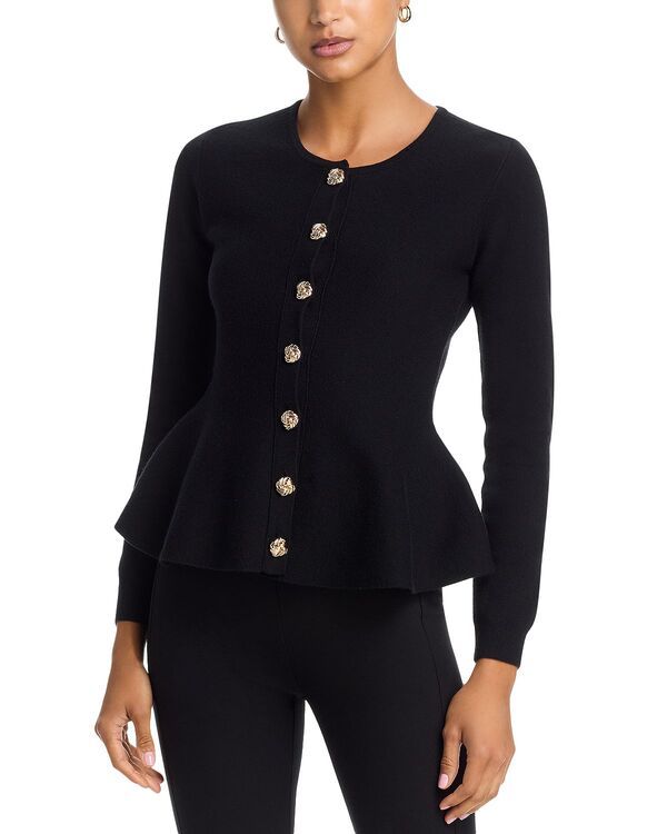 ジェネレーションラブ レディース アウター カーディガン クルーネック セーター Generation Love Winslet Crewneck Cardigan Sweater Black ブラック