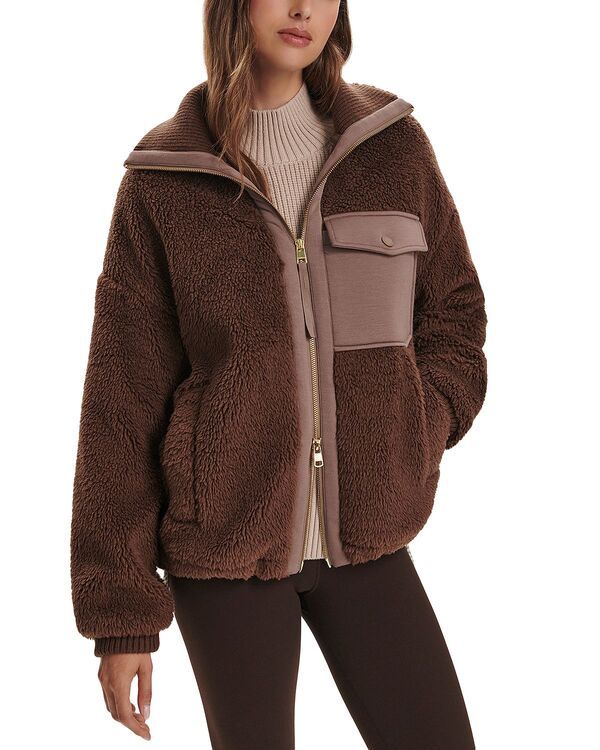 バーレイ レディース アウター ジャケット・ブルゾン Varley Lowell Sherpa Jacket Carafe