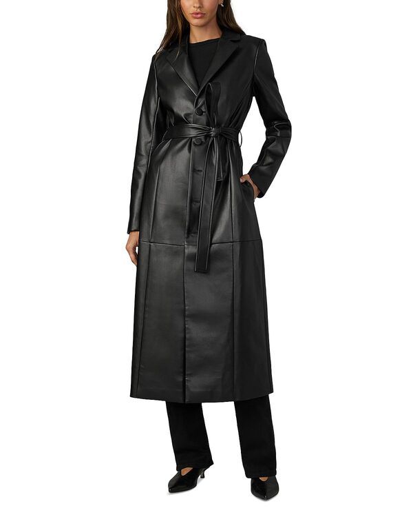 ジョーズジーンズ レディース アウター コート レザー フェイクレザー Joes Jeans Faux Leather Coat Black ブラック