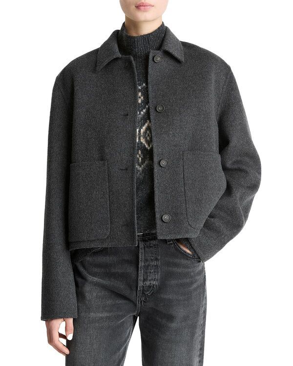 ヴィンス レディース アウター ジャケット・ブルゾン ウール Vince Wool Cashmere Jacket Hazelnut