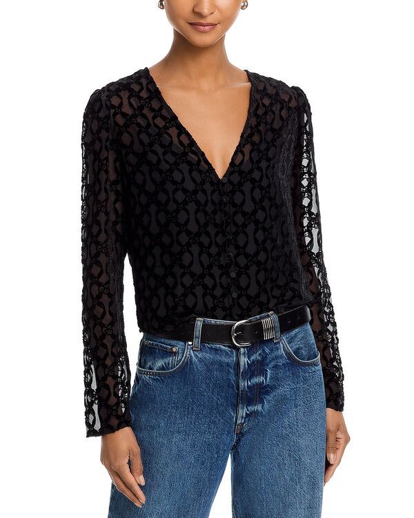ペイジ レディース トップス シャツ PAIGE Amaya Top Black ブラック