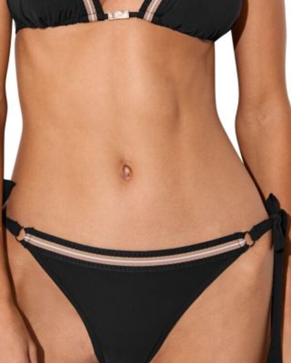 レイス レディース 水着 ボトムスのみ コントラスト REISS Riva Contrast Bikini Bottom BlackWhite ホワイト