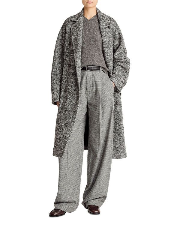 ヴィンス レディース アウター コート Vince Marled Overcoat Greystone