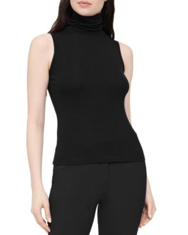 セオリー レディース トップス シャツ タートルネック Theory Wendel Turtleneck Top Black ブラック